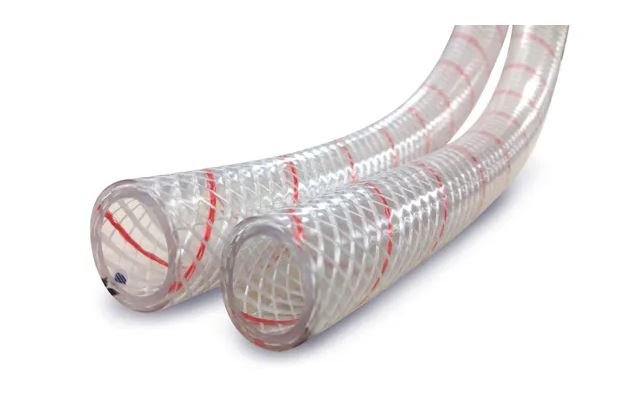 SIERRAMARINE 16-162-0380S 3/8' CLR PVC W/RED TRACER 250'-SP