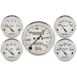 AutoMeter 1601 Traditional incandescent lighting illuminates around the perimeter of the dial
