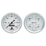 AutoMeter 1603 Traditional incandescent lighting illuminates around the perimeter of the dial