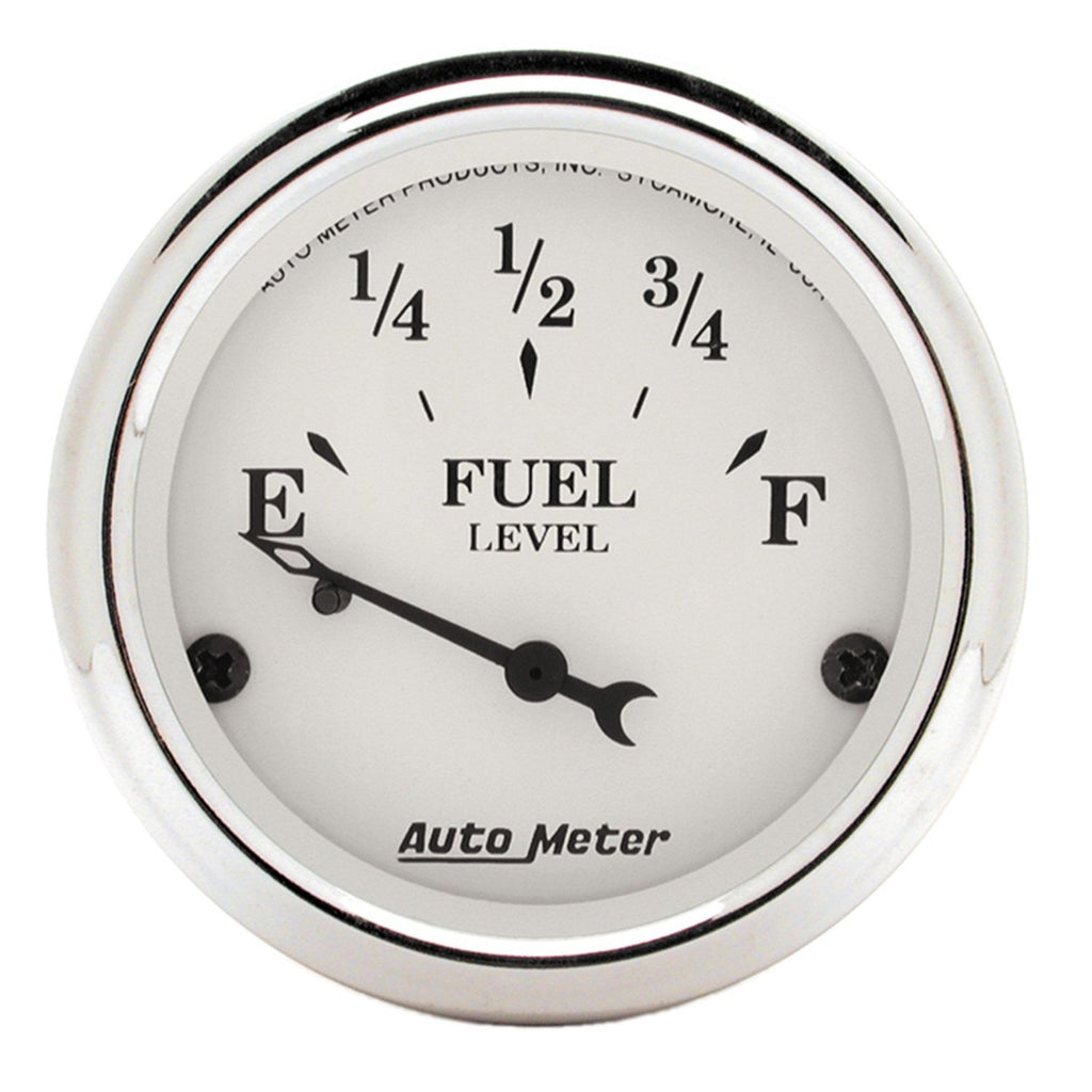 AutoMeter 1605 Traditional incandescent lighting illuminates around the perimeter of the dial