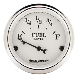 AutoMeter 1605 Traditional incandescent lighting illuminates around the perimeter of the dial