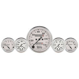 AutoMeter 1611 Traditional incandescent lighting illuminates around the perimeter of the dial