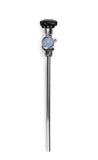 NOS/Nitrous Oxide System 16137ANOS NOS 10 lb. Bottle Super Hi-Flow Valve Assembly with Siphon Tube and Blue Gauge
