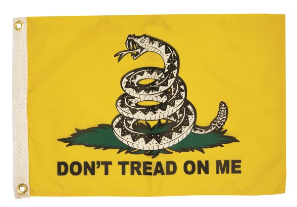 TAYLOR MADE 1617 DON'T TREAD ON ME 12X18 FLAG