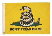 Load image into Gallery viewer, TAYLOR MADE 1617 DON'T TREAD ON ME 12X18 FLAG