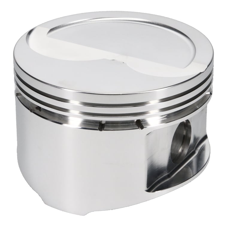 JE Pistons 162116 Piston Set, 2618, Inv Dome/Dish, 4.250 Bore, 1.770 CD, 0.975 Pin, Set of 8.