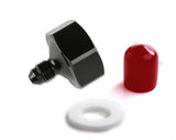 NOS/Nitrous Oxide System 16221NOS NOS Black T7075 aluminum 4AN-660 Bottle Nut Adapter