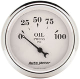 AutoMeter 1628 Traditional incandescent lighting illuminates around the perimeter of the dial