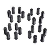 Rugged Ridge 1671532 Wheel Lug Nut, Set of 24, Black, M14-1.5