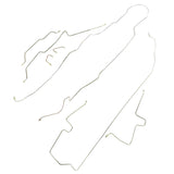 Omix 1673751 Brake Line And Fitting Kit; Steel;