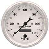 AutoMeter 1689 Traditional incandescent lighting illuminates around the perimeter of the dial