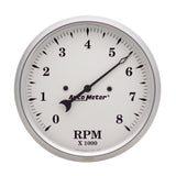 AutoMeter 1699 Traditional incandescent lighting illuminates around the perimeter of the dial