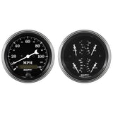 AutoMeter 1700 Traditional incandescent lighting illuminates around the perimeter of the dial