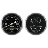 AutoMeter 1703 Traditional incandescent lighting illuminates around the perimeter of the dial