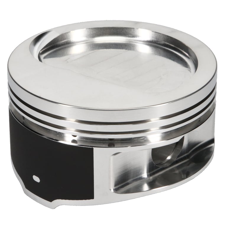 JE Pistons 170880 Piston Set, 2618, Inv Dome/Dish, 4.440 Bore, 1.350 CD, 0.990 Pin, Set of 8.