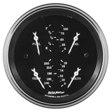 AutoMeter 1713 Traditional incandescent lighting illuminates around the perimeter of the dial