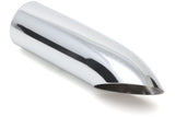 Hedman Hedders 17145 ROUND- Turn Down HOT TIPS Exhaust Tip; 2-1/4 in. System; 2-3/8 in. Out.- CHROME