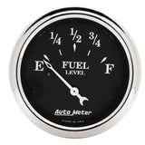 AutoMeter 1716 Traditional incandescent lighting illuminates around the perimeter of the dial