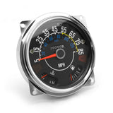 Omix 1720605 Speedometer Assembly; 5-85 MPH; Black Face w/Red Pointer;