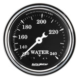 AutoMeter 1733 Traditional incandescent lighting illuminates around the perimeter of the dial