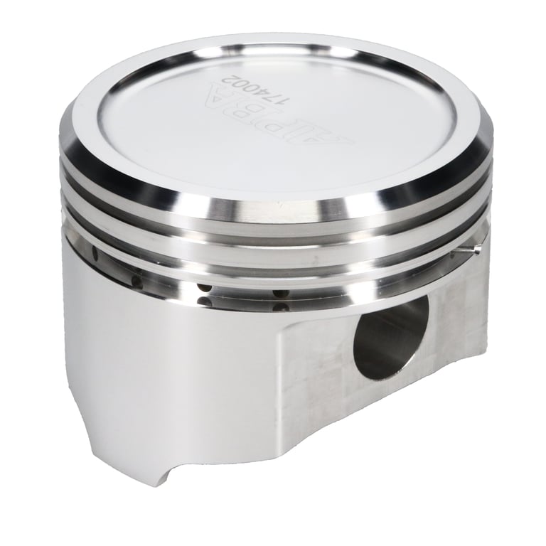 JE Pistons 174002 Piston Set, 2618, Inv Dome/Dish, 3.766 Bore, 1.560 CD, 0.927 Pin, Set of 8.