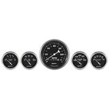 AutoMeter 1740 Traditional incandescent lighting illuminates around the perimeter of the dial