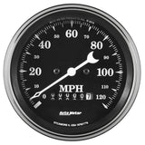 AutoMeter 1779 Traditional incandescent lighting illuminates around the perimeter of the dial