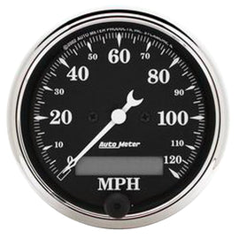 AutoMeter 1787 Traditional incandescent lighting illuminates around the perimeter of the dial