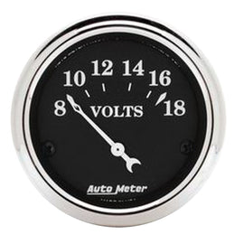 AutoMeter 1791 Traditional incandescent lighting illuminates around the perimeter of the dial