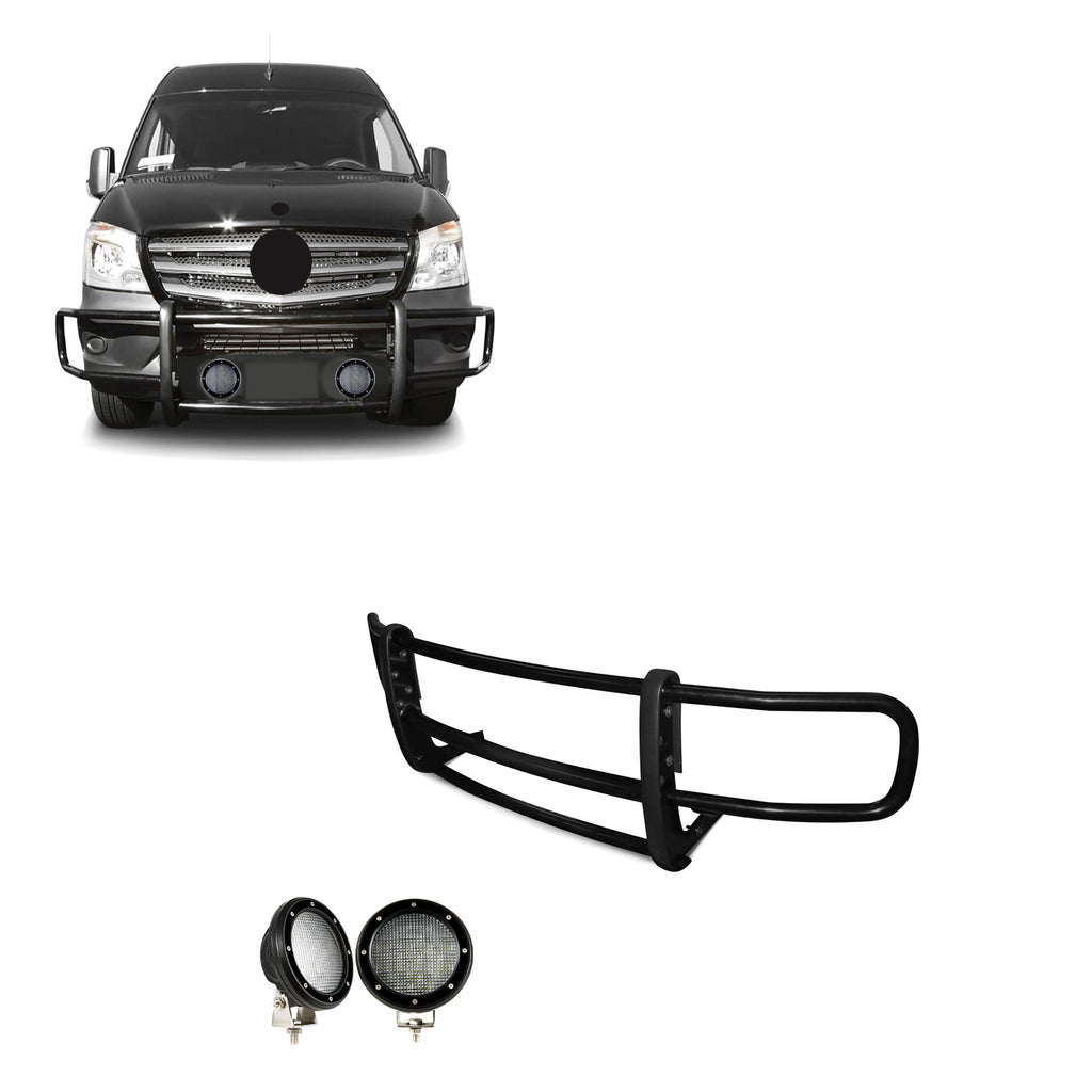 Black Horse Off Road 17D501MA-PLFB Spartan Grille Guard Kit