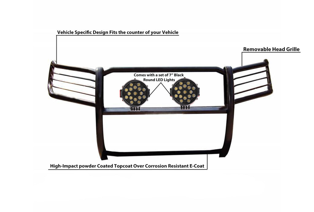 Black Horse Off Road 17FJ28MA-PLB Black Steel Modular