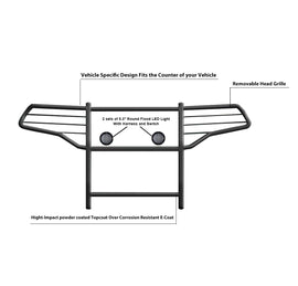 Black Horse Off Road 17FJ31MA-PLFB Black Steel Modular