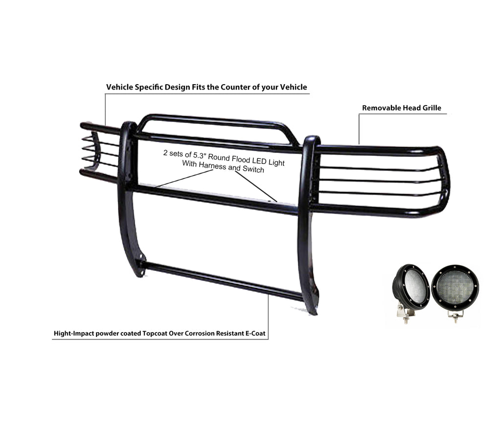 Black Horse Off Road 17FP26MA-PLFB Black Steel Modular