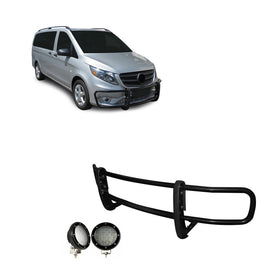 Black Horse Off Road 17MBMEMA-PLFB Spartan Grille Guard Kit