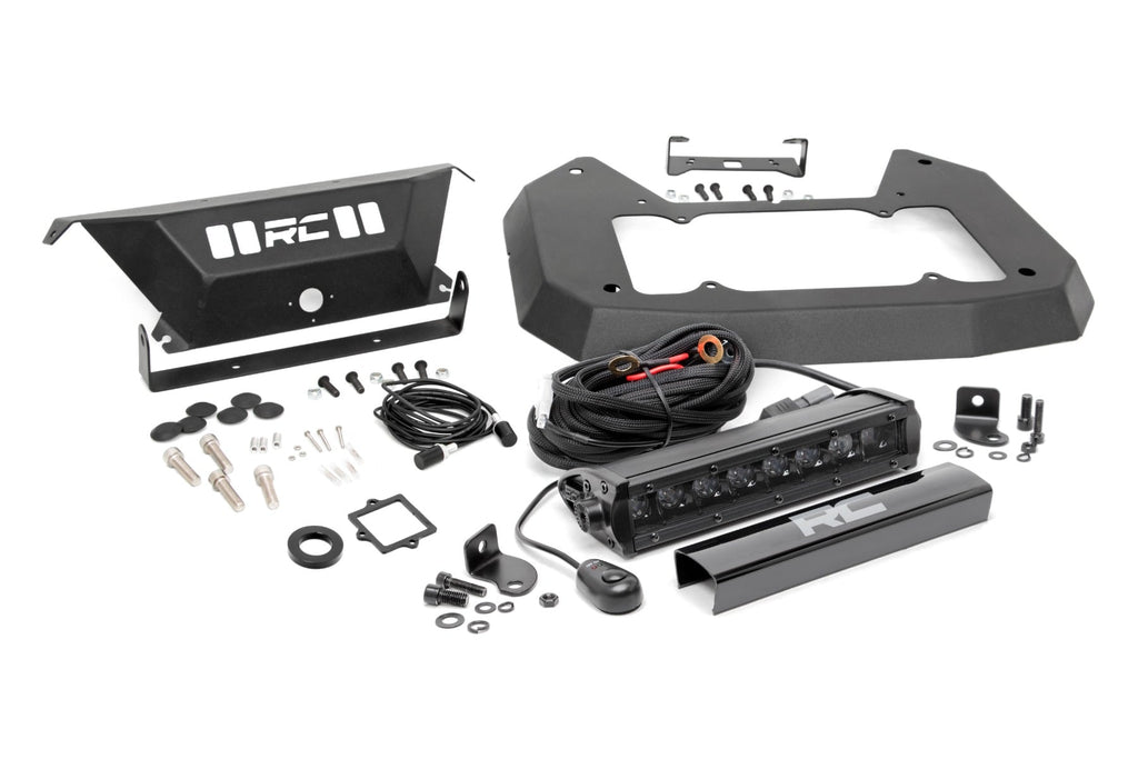 Spare Tire Carrier Delete | 8 Inch BLK Ser LED | Jeep Wrangler JL (18-24)