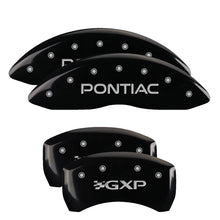 Load image into Gallery viewer, MGP Caliper Covers 18011SPXPBK Set of 4: Black finish, Silver Pontiac / GXP