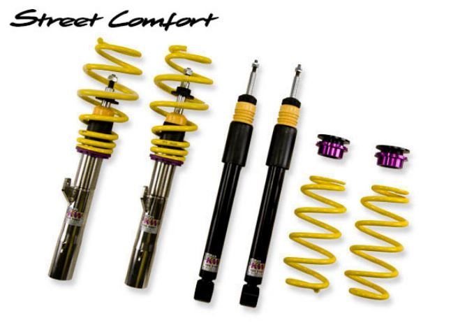 KW 180200AE Height adjustable stainless steel coilovers with adjustable rebound damping