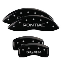 Load image into Gallery viewer, MGP Caliper Covers 18031SPXPBK Set of 4: Black finish, Silver Pontiac / GXP