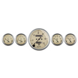 AutoMeter 1808 Traditional incandescent lighting illuminates around the perimeter of the dial