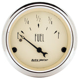 AutoMeter 1817 Traditional incandescent lighting illuminates around the perimeter of the dial