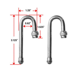 PACIFIC DUALIES 18180 2PC 180 DEG VLV EXTN KIT
