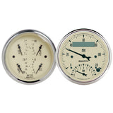 AutoMeter 1820 Traditional incandescent lighting illuminates around the perimeter of the dial