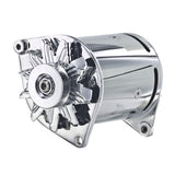 Powermaster Performance 182155 PowerGEN Alternator; Swing Mount; 90 Amp.; 65 Idle; 12V; Chrome;