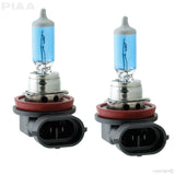 PIAA 18235 H8 Xtreme White Plus Replacement Bulb; 35W=70W; 4000K; Twin Pack;