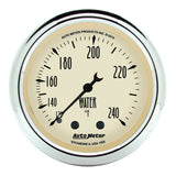 AutoMeter 1811 Traditional incandescent lighting illuminates around the perimeter of the dial