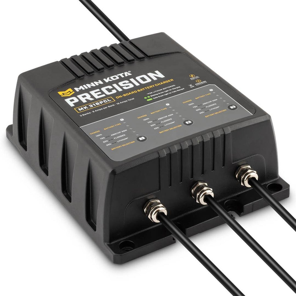MINN KOTA 1833181 BATTCHGR MK 318PCL 12V 6 AMP/3 BANK
