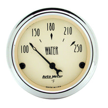Load image into Gallery viewer, AutoMeter 1837 Traditional incandescent lighting illuminates around the perimeter of the dial