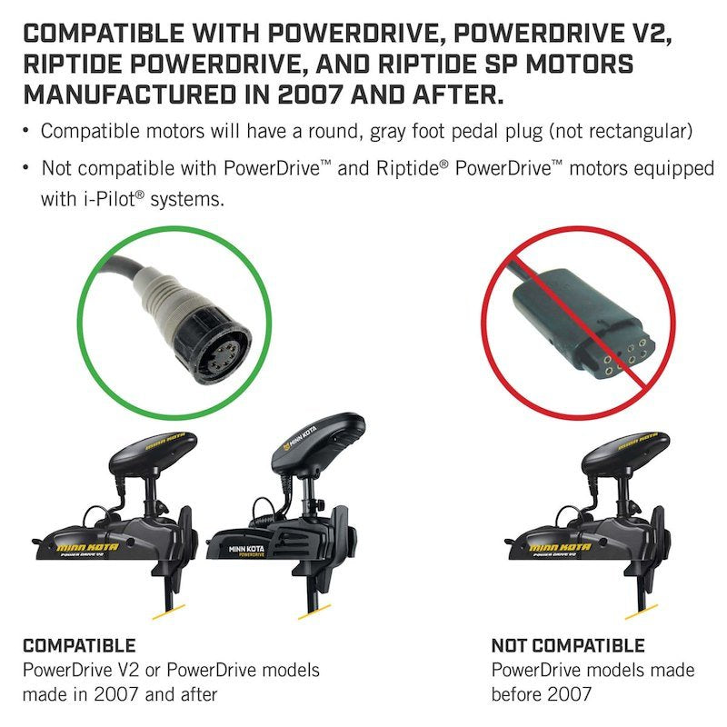 MINN KOTA 1866070 POWERDRIVE BLUETH FOOT PDL (CORDED)