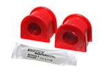 Energy Suspension 195105R Sway Bar Bushing Set; Red; Front; 21mm;