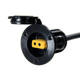 CANNON 1903012 FLUSH MOUNT POWER PORT (BLACK)